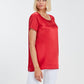 Short sleeves Silk camisole 10308 - Oscalito