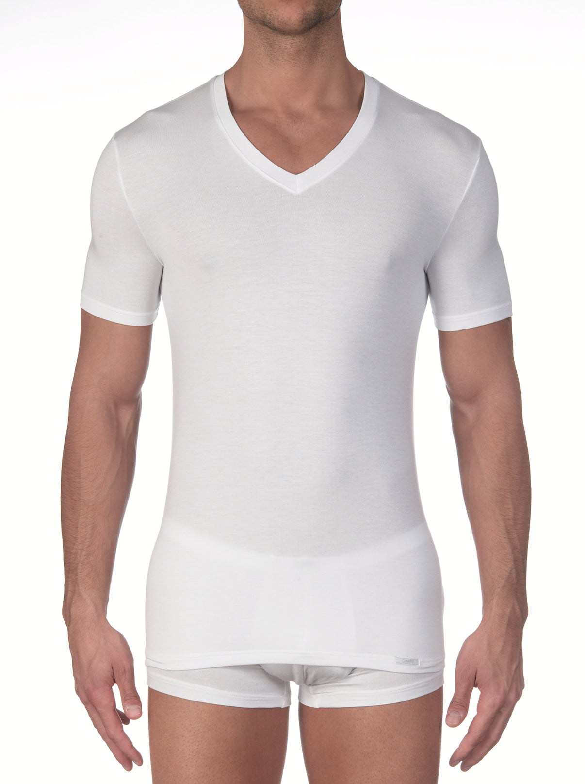 Micromodal V Neck T-Shirt 1576 - Oscalito