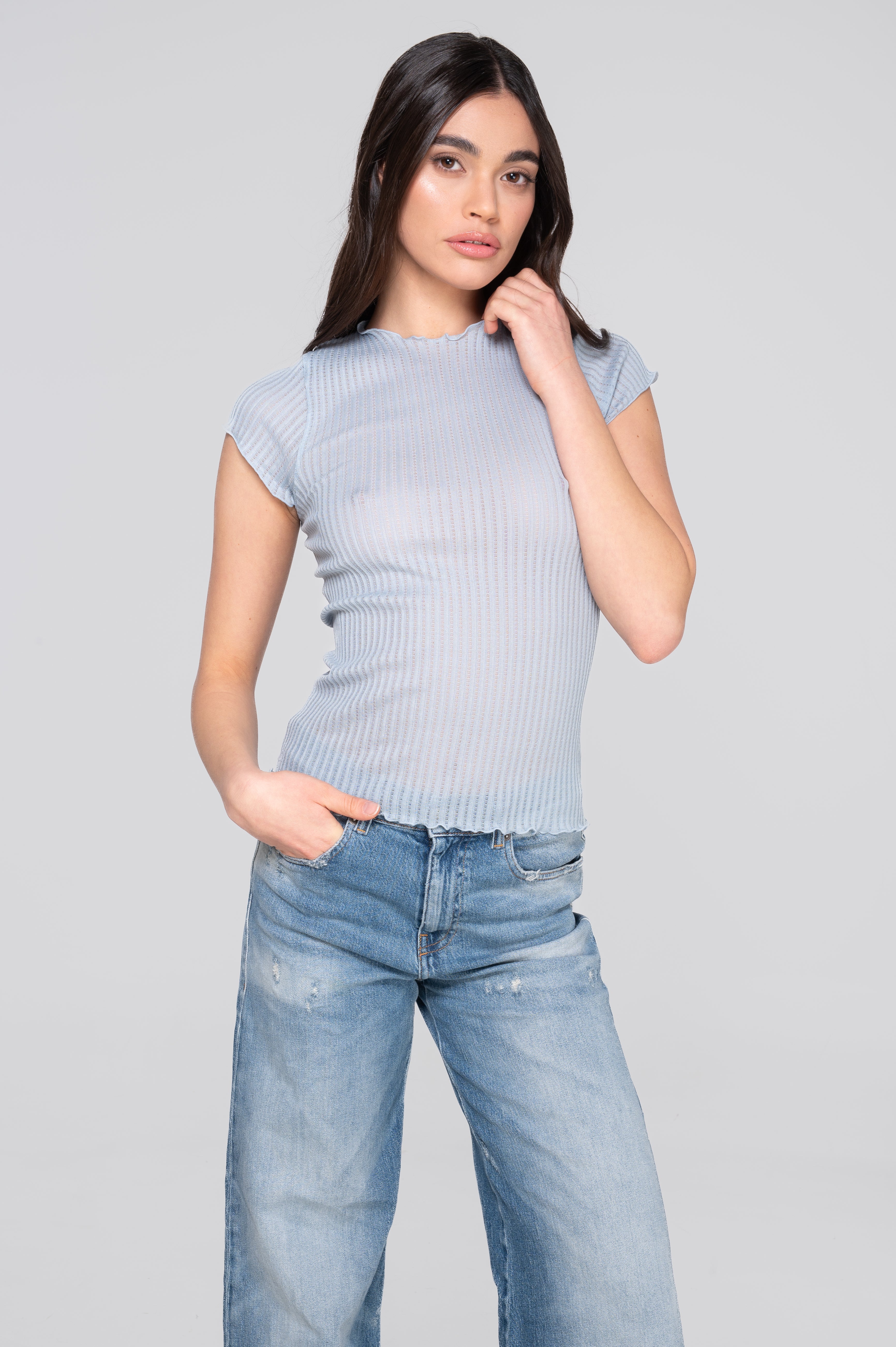 Short sleeves top Filoscozia 3117