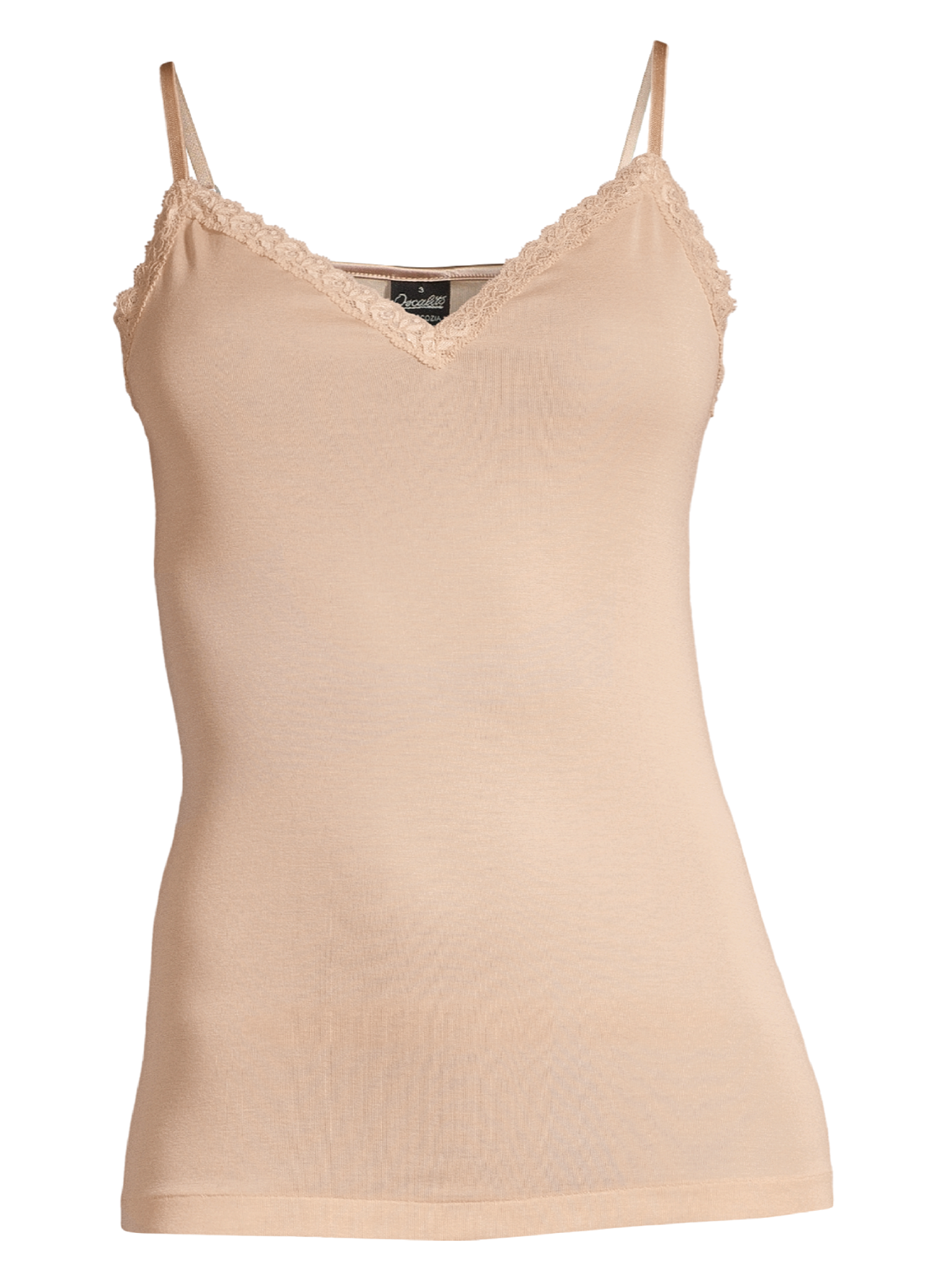 Filoscozia Camisole Top with Leavers lace 312 - Oscalito