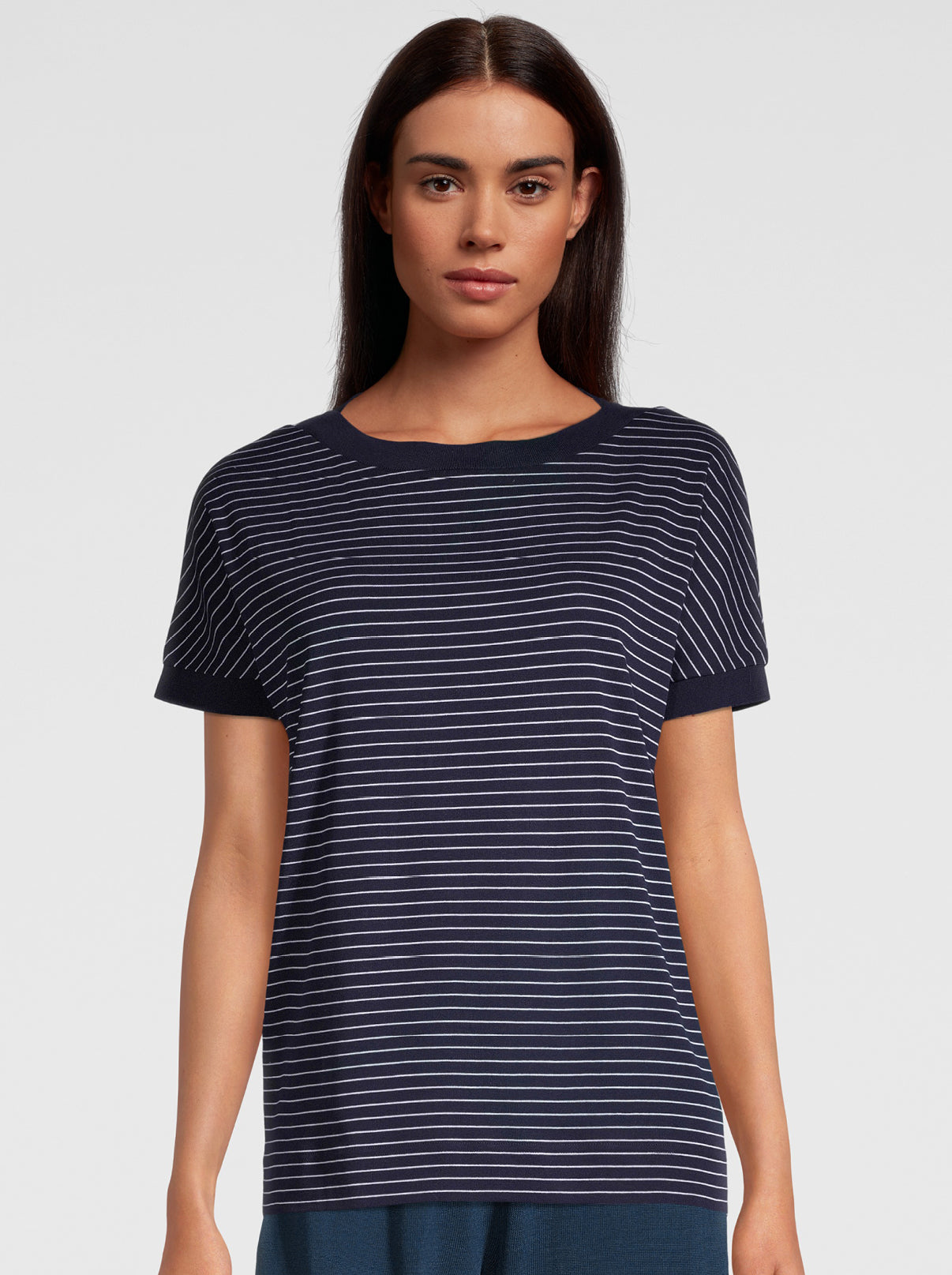 Koton T-Shirt Donna Con Dettaglio Metallico - Manica Corta, Colore ECRU, 95% Poliestere 5% Elastan, Taglia S