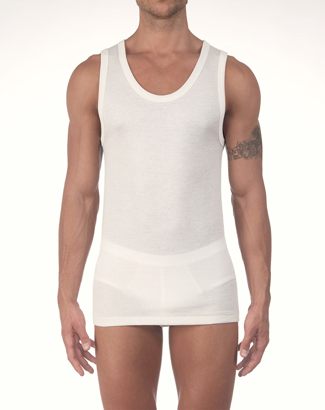 Singlet Top Cotton on the skin and Wool on the outside 338 - Oscalito