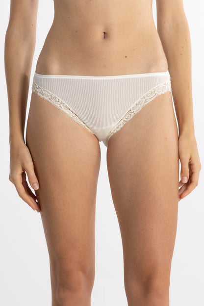 Filoscozia Mini low-rise Briefs with Leavers Lace 3411 - Oscalito