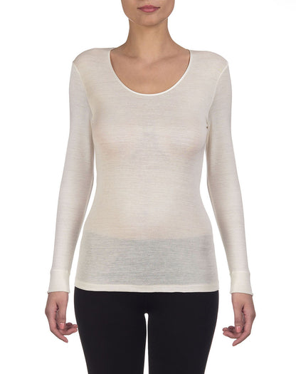 Longsleeves Woman70% Wool , 30% Silk 3436 - Oscalito