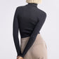 Long-Sleeved Turtleneck shirt in Wool and Silk 3438 - Oscalito