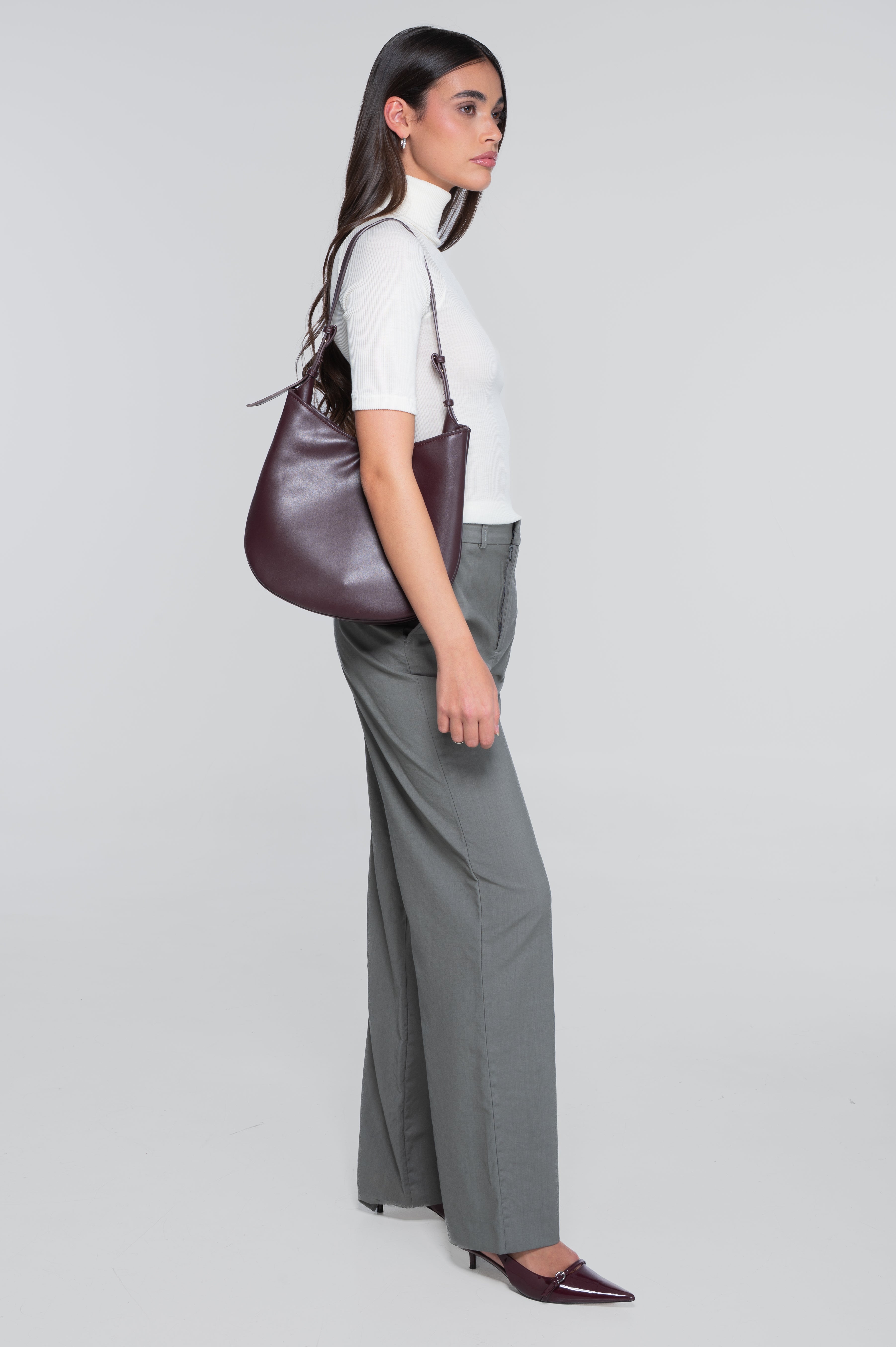 Half sleeve turtleneck Wool & Silk 3445