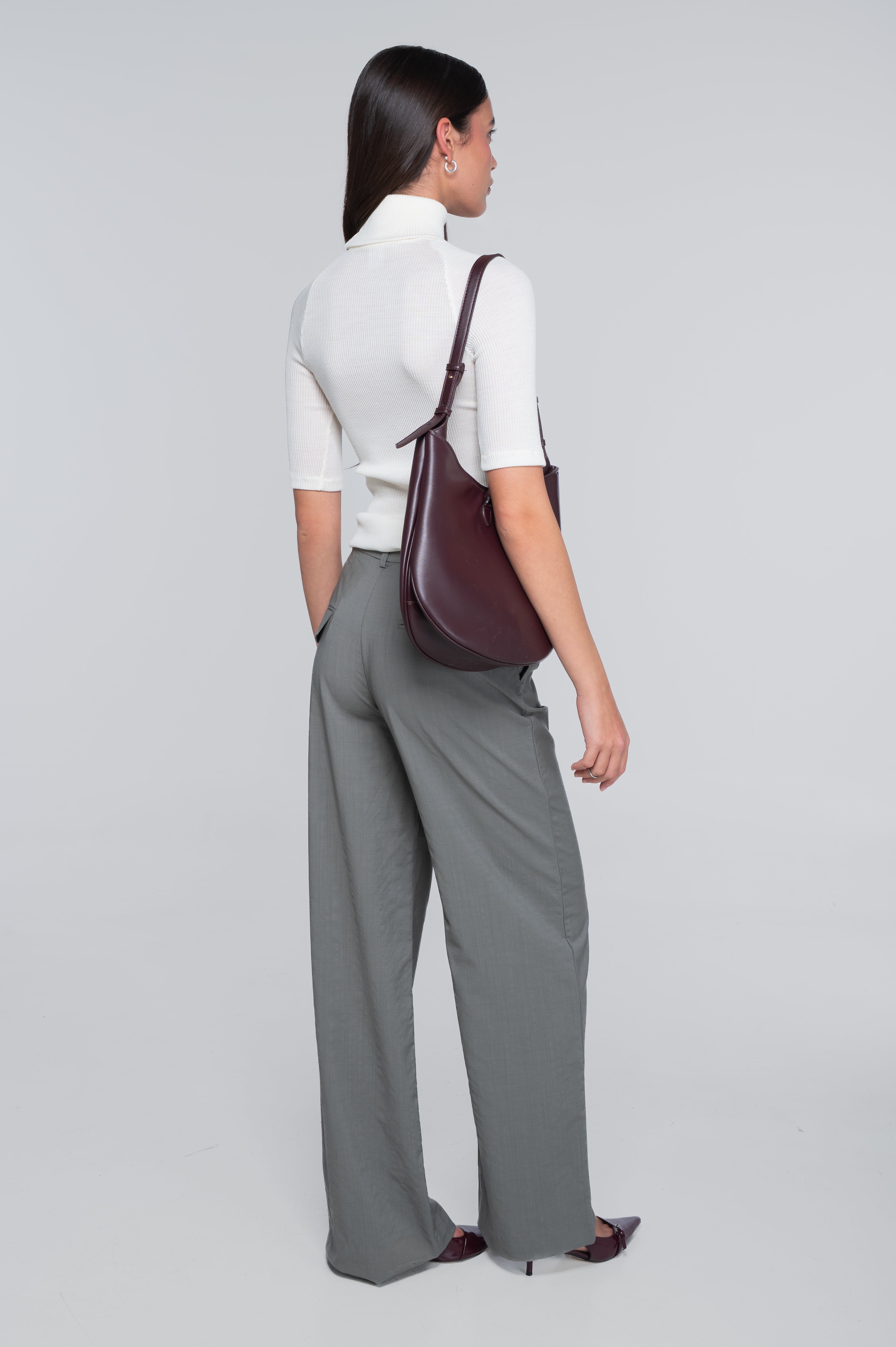 Half sleeve turtleneck Wool & Silk 3445