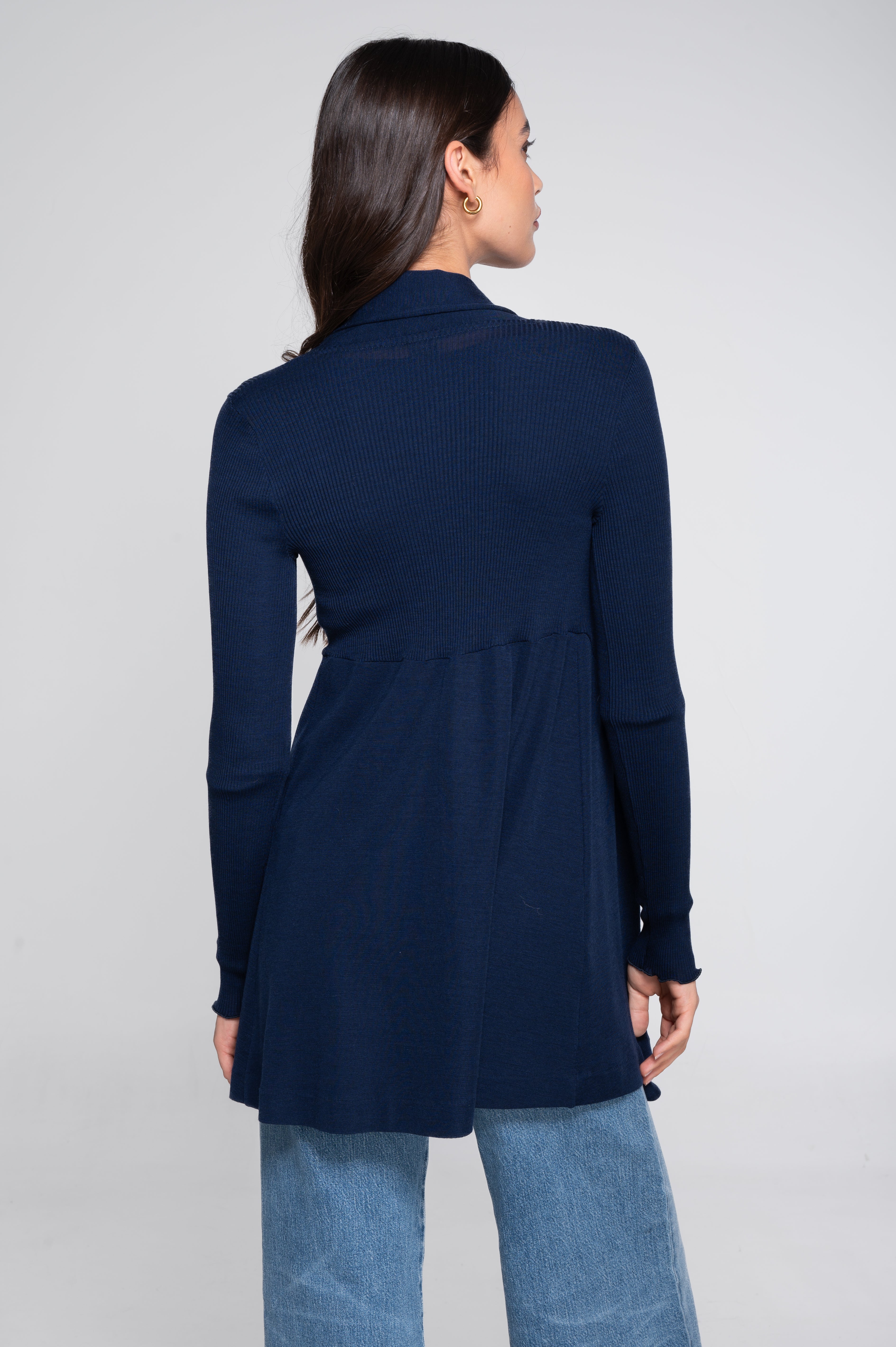 Cardigan Long en Laine et Soie 3463