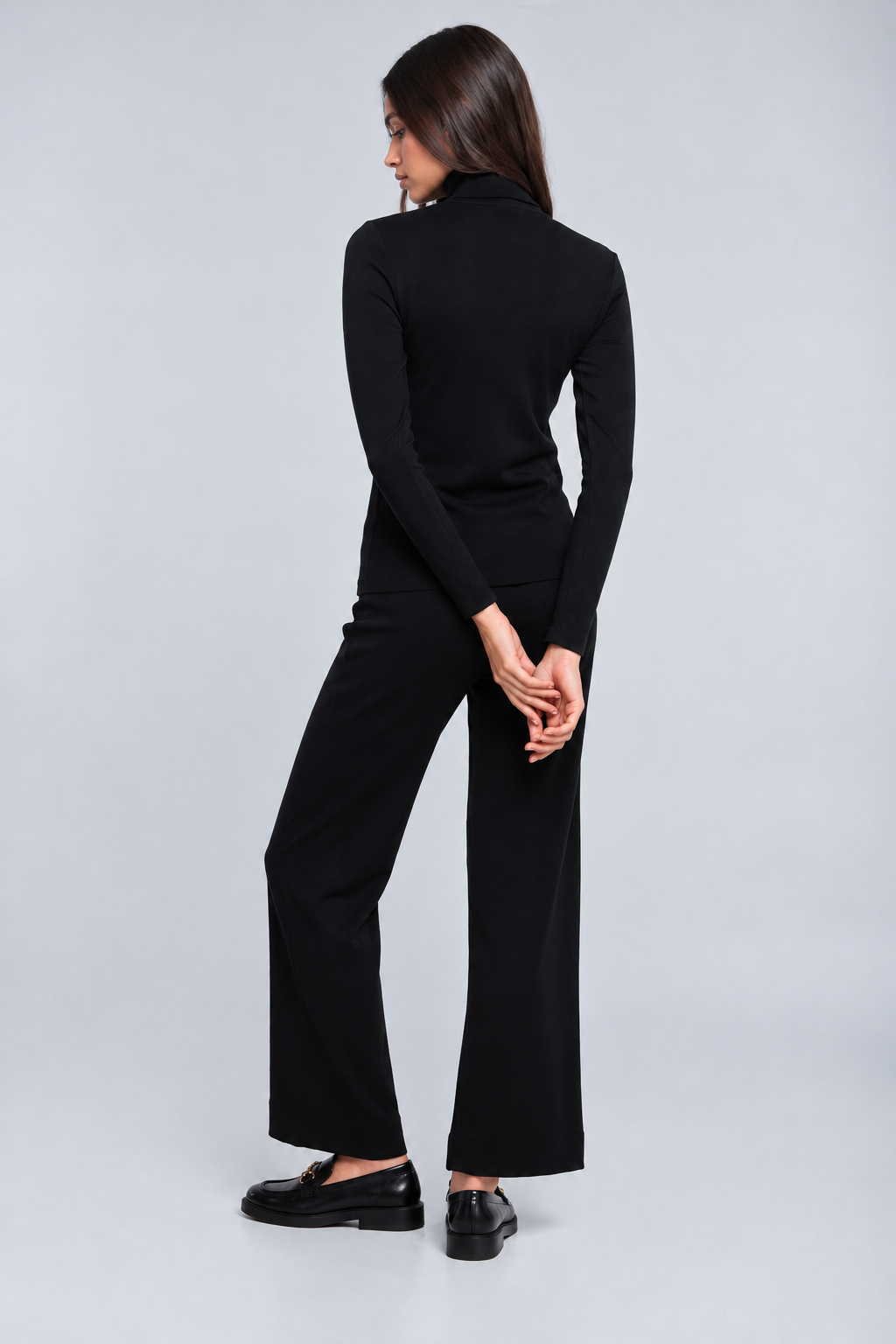 Women's turtleneck in wool and silk 3478