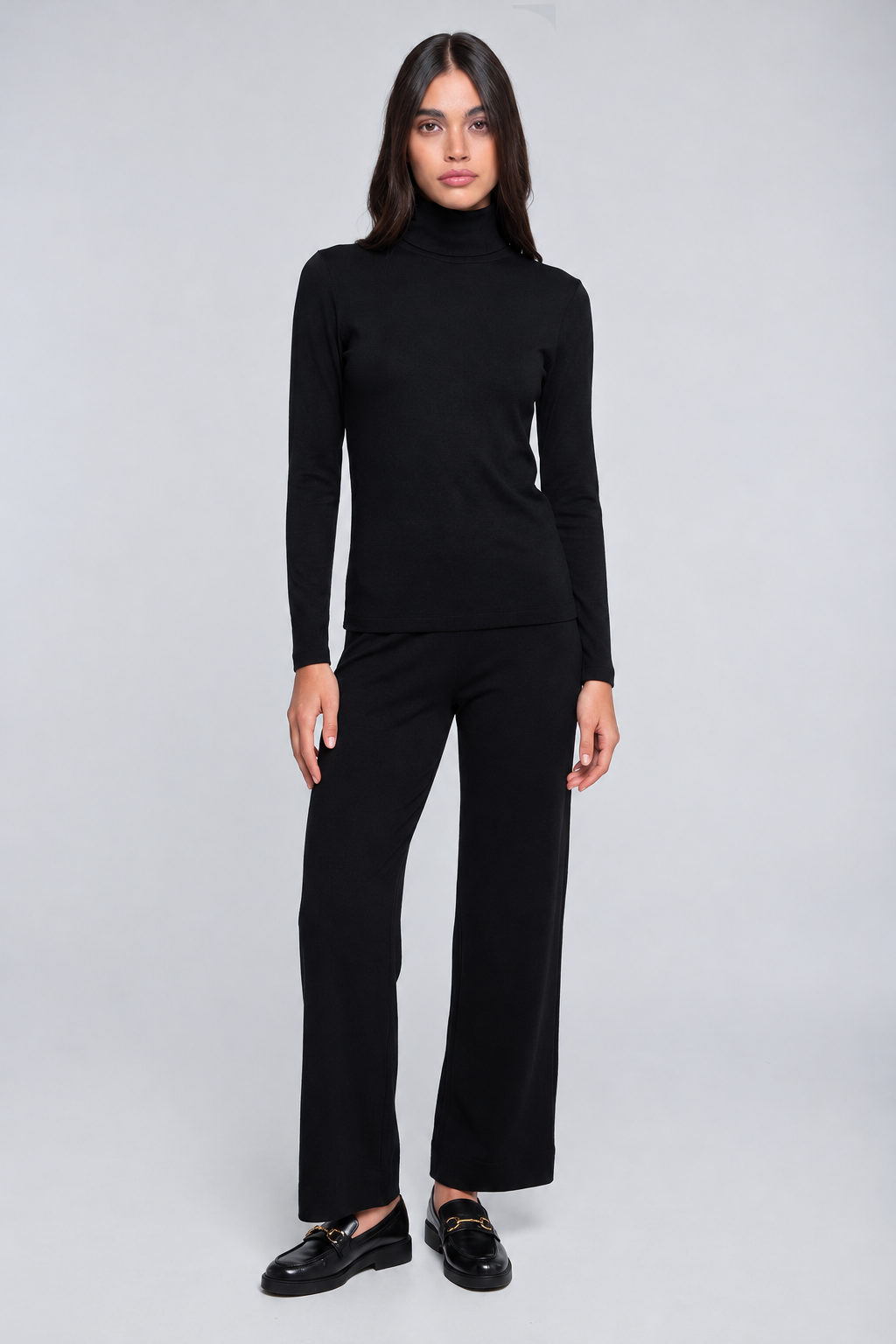 Women's turtleneck in wool and silk 3478