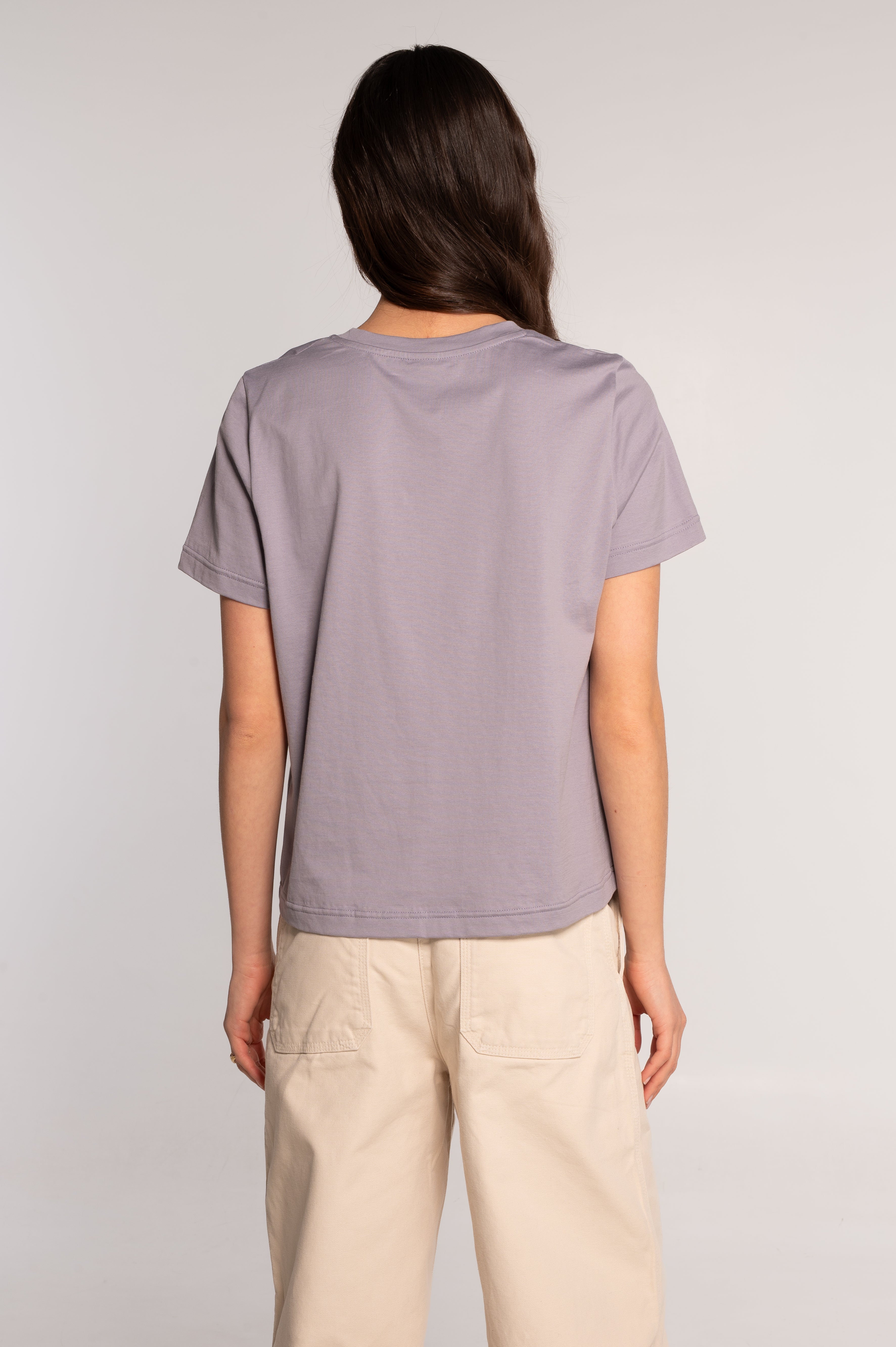 Round neck T-shirt in jersey cotton 409