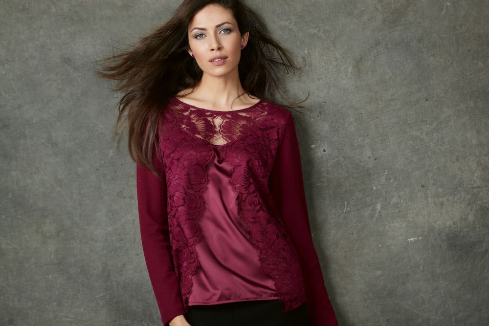 Longsleeves Woman Wool and Silk 4728 - Oscalito