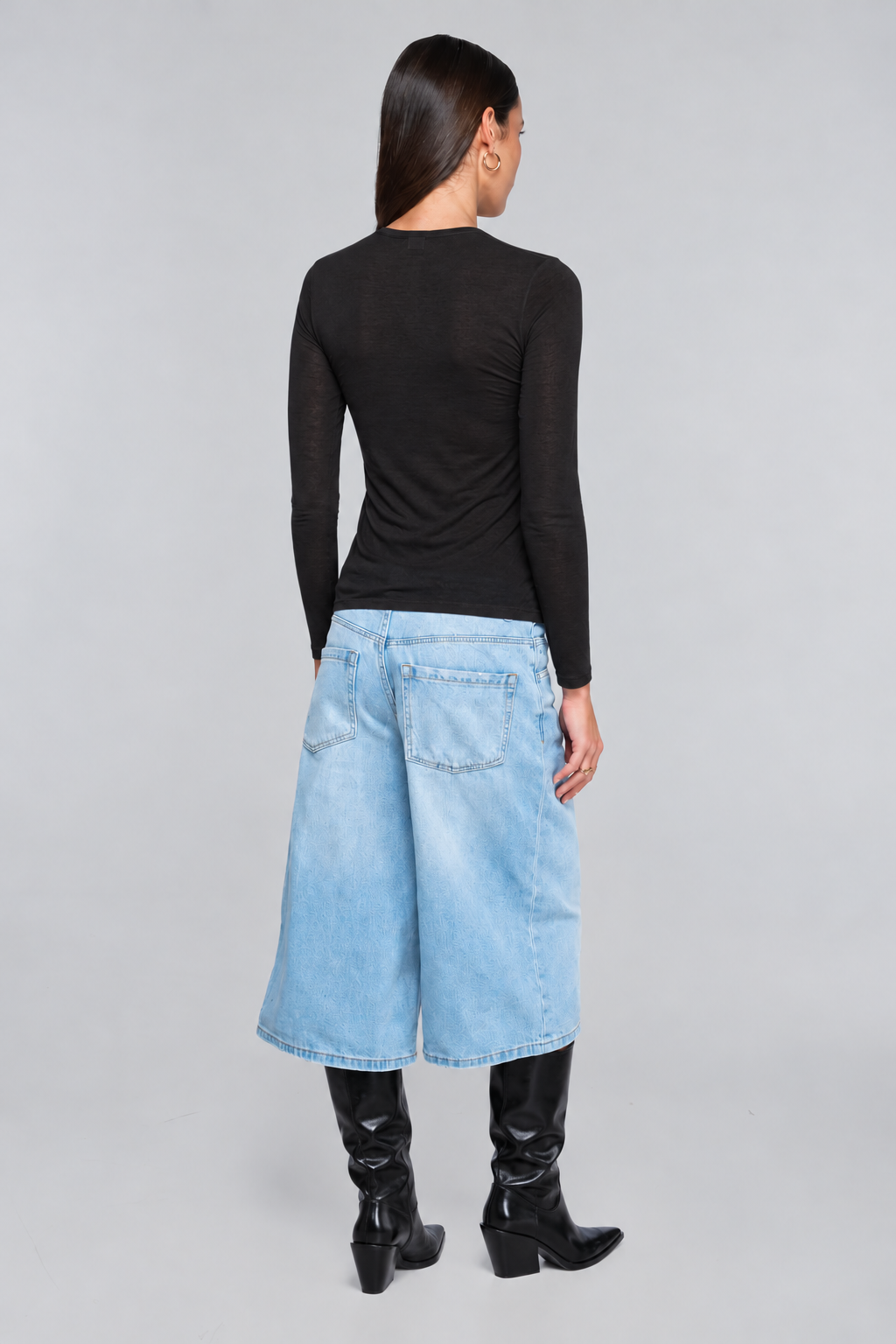 Long-sleeved Shirt in Egyptian Makò Cotton 476