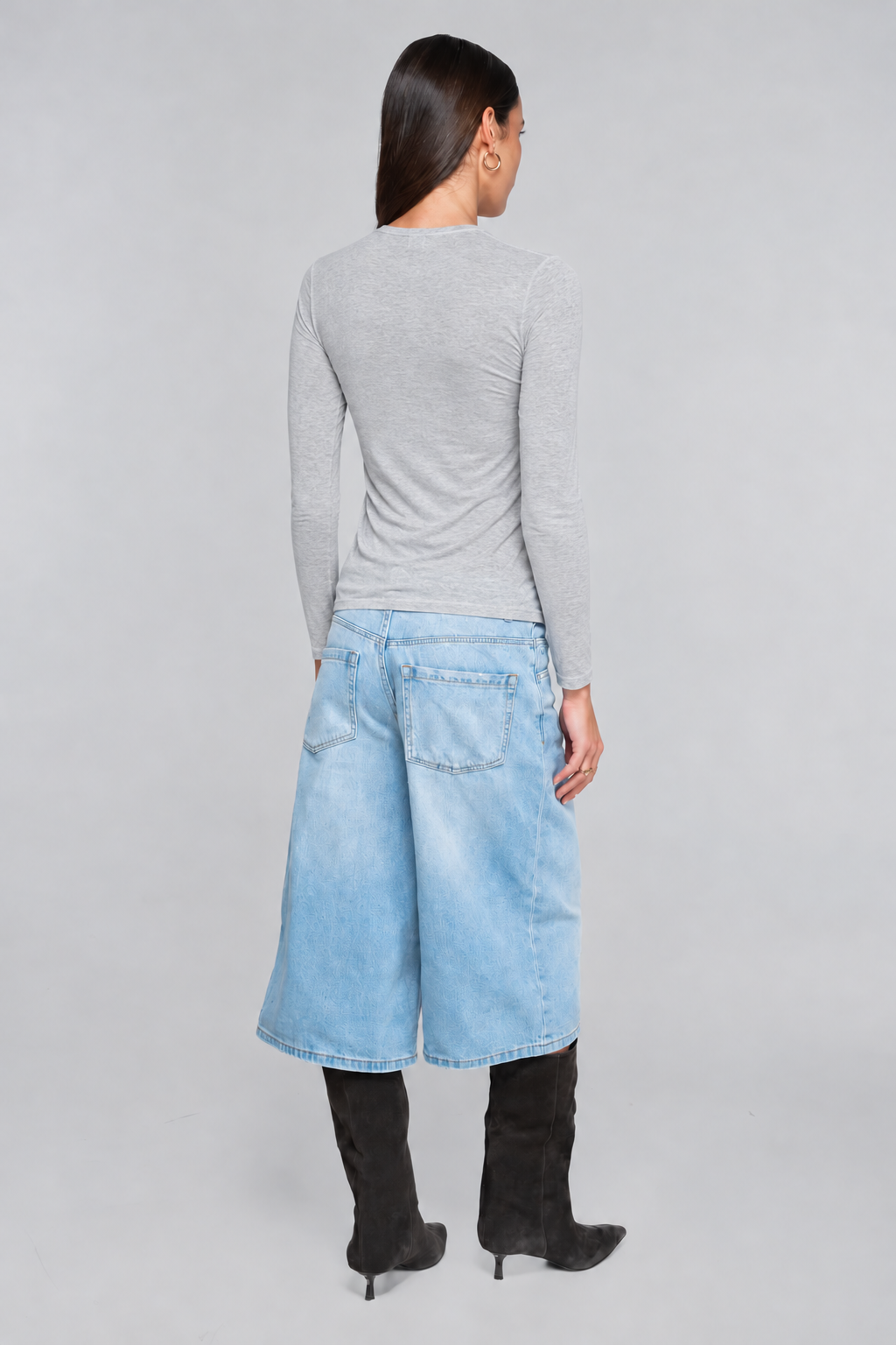 Long-sleeved Shirt in Egyptian Makò Cotton 476
