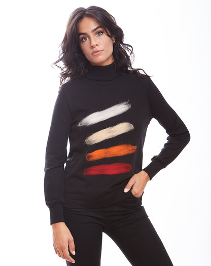 Turtleneck Woman Wool & Silk 4780 - Oscalito