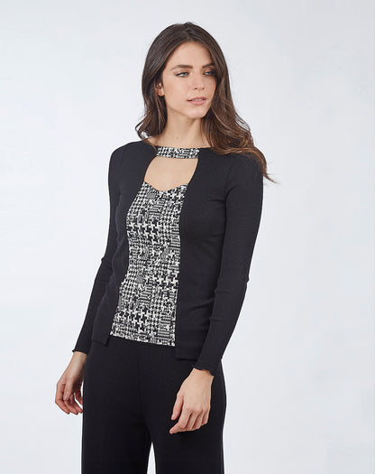 Longsleeves Woman Wool and Silk 5632 - Oscalito