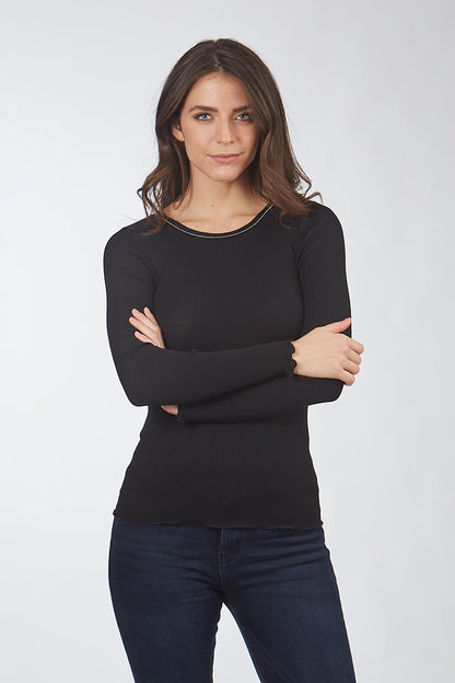 Longsleeves Woman Wool & Silk 5642 - Oscalito