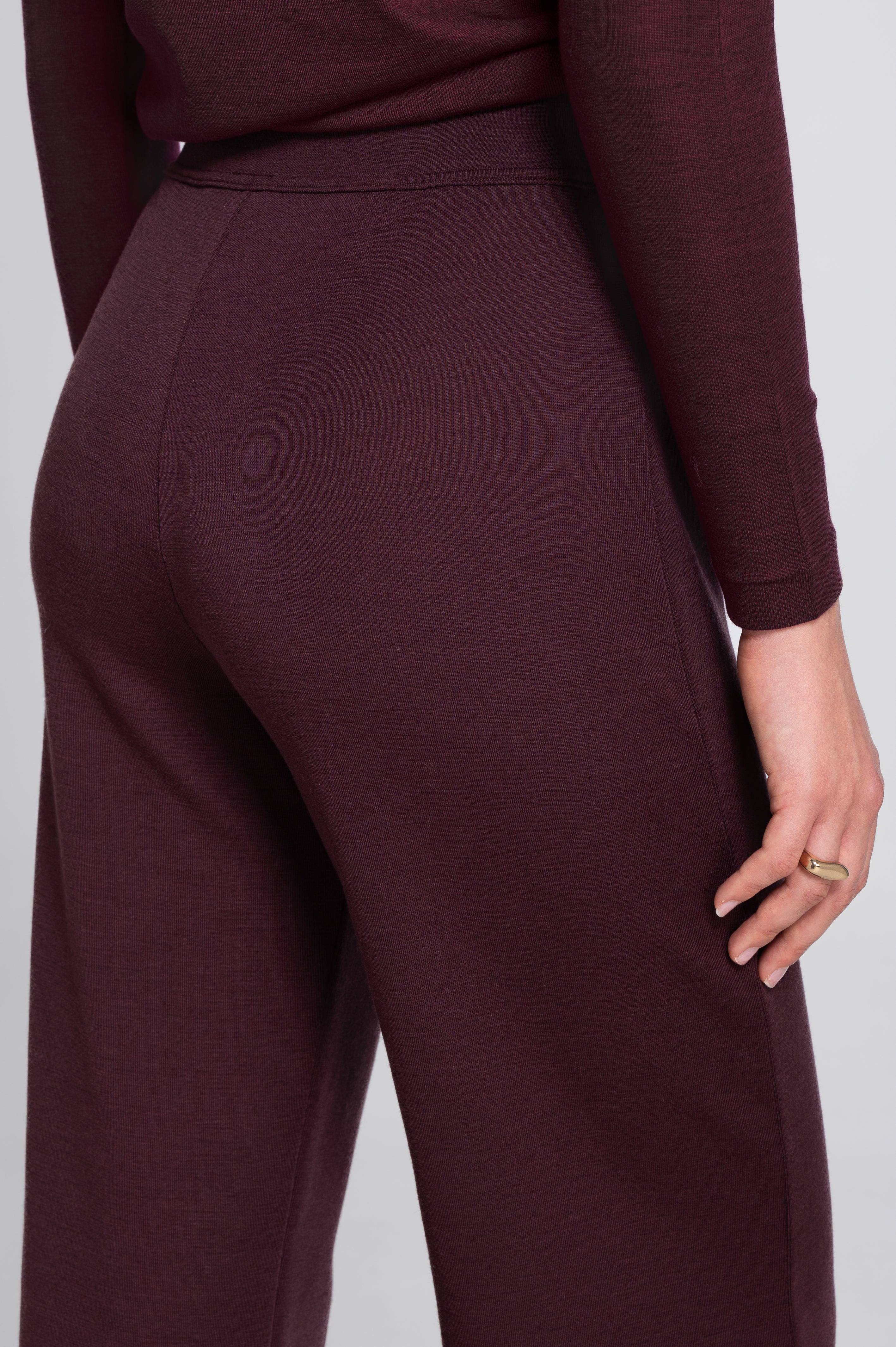 Pantalon en Laine et Soie 5681