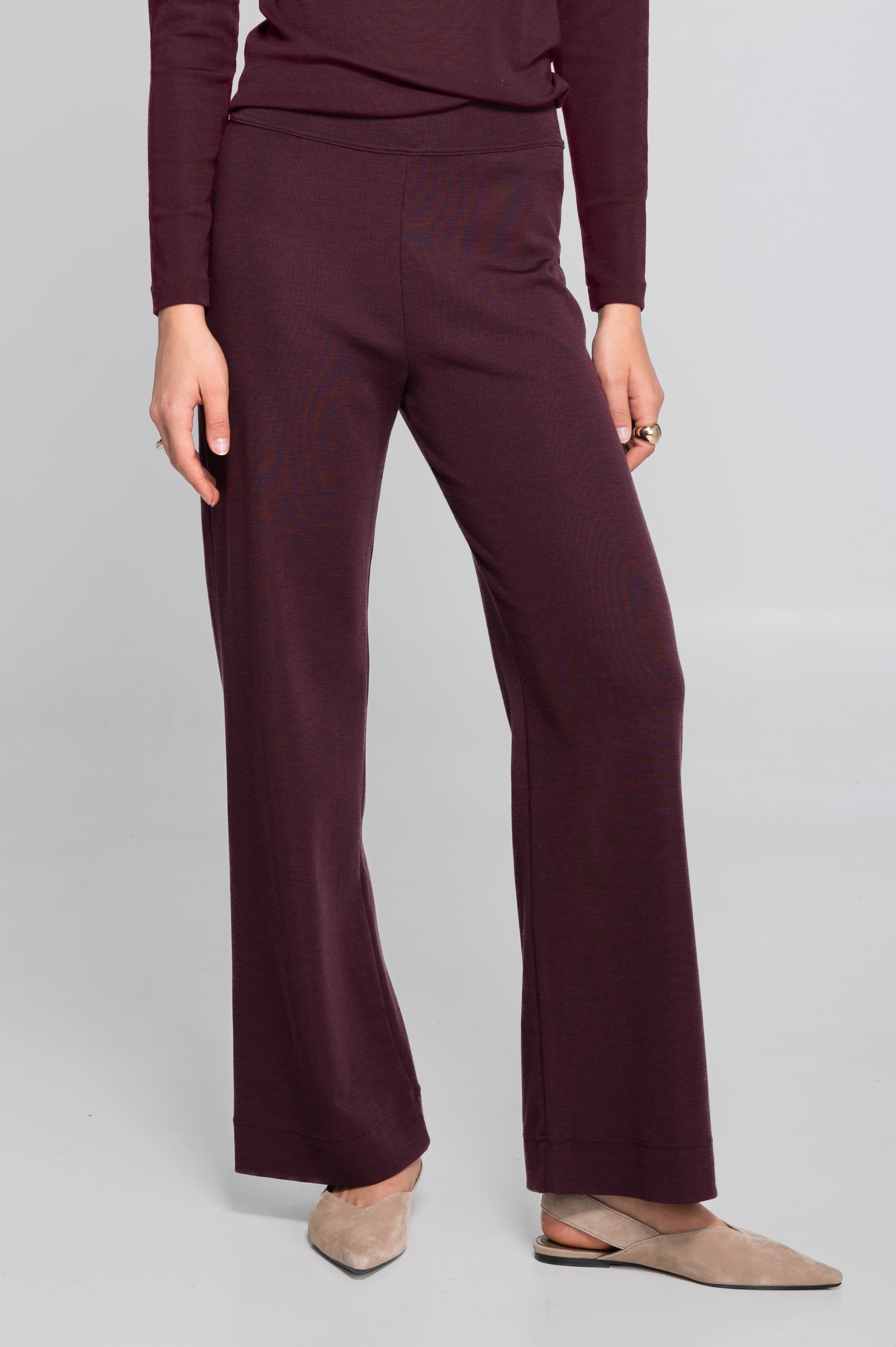 Pantalon en Laine et Soie 5681