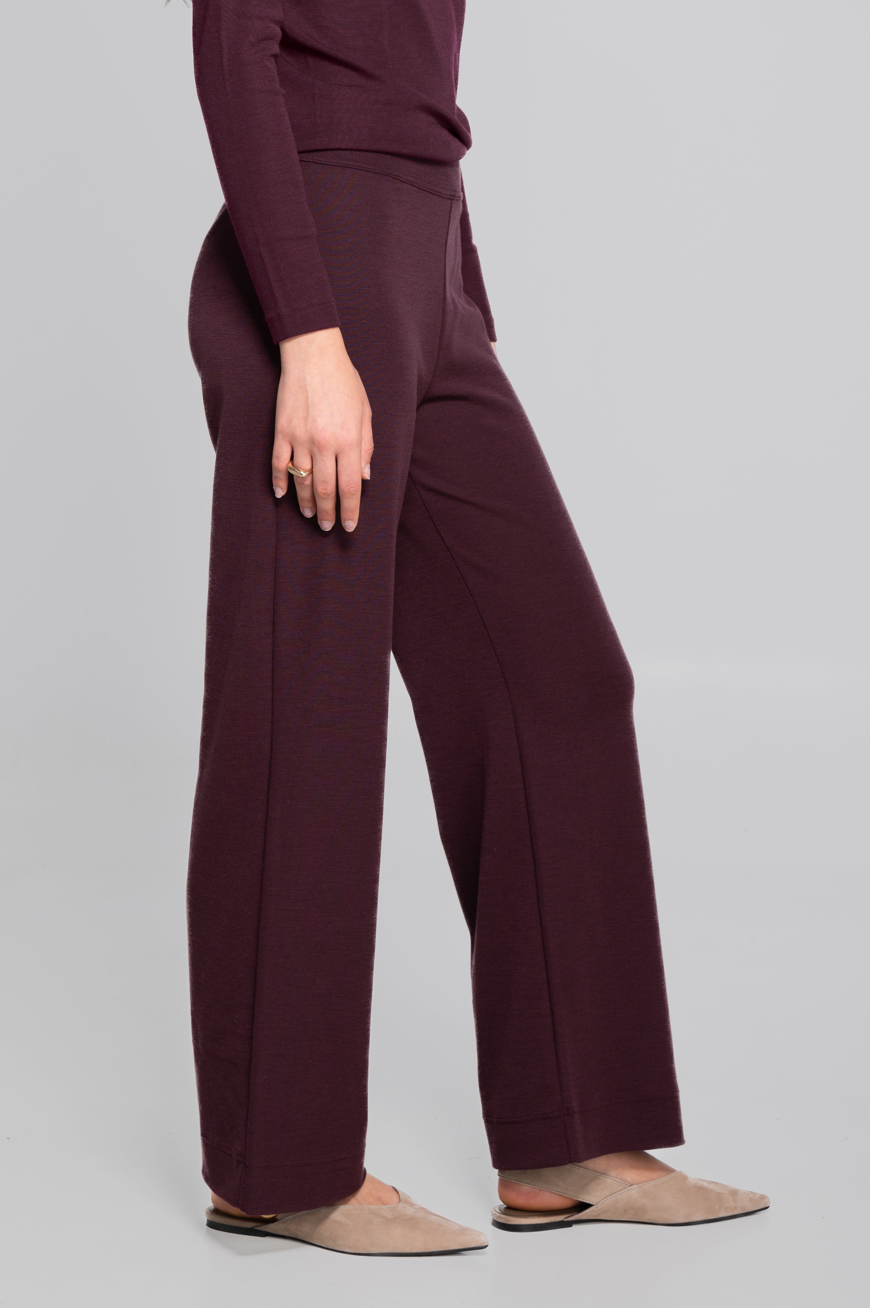 Pantalon en Laine et Soie 5681
