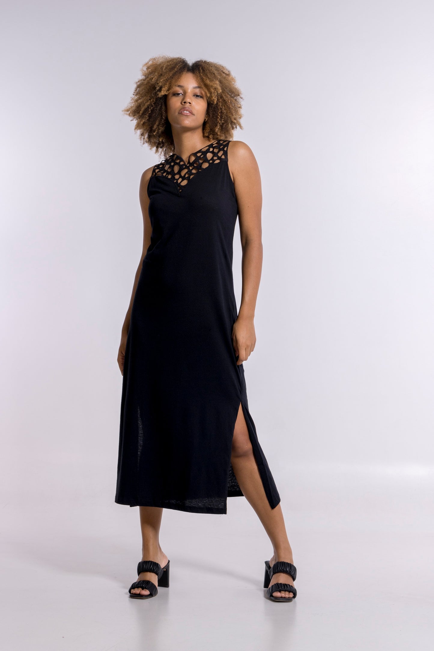 Dress Woman  cotton and Linen 5736 - Oscalito