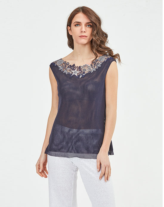 Oscalito Top 100% Tulle Cotone 5744