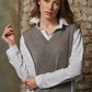 Longsleeves Shirt Woman Wool and Silk 5898 - Oscalito