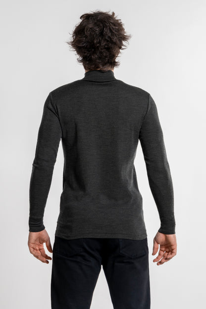 Mock Turtleneck in Wool and Silk 628 - Oscalito