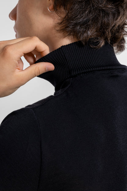 Turtleneck in Wool and Silk 629 - Oscalito