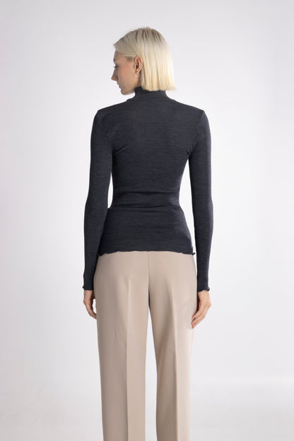 Longsleeves Woman70% Wool , 30% Silk 6347 - Oscalito