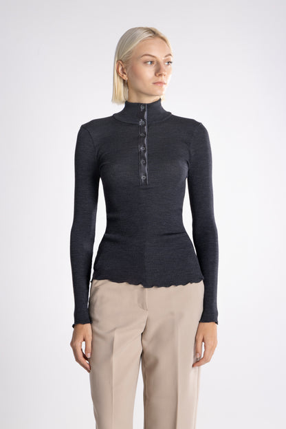 Longsleeves Woman70% Wool , 30% Silk 6347 - Oscalito