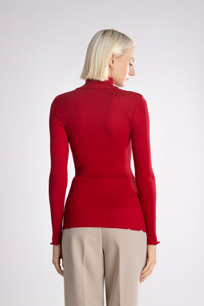 Longsleeves Woman70% Wool , 30% Silk 6347 - Oscalito