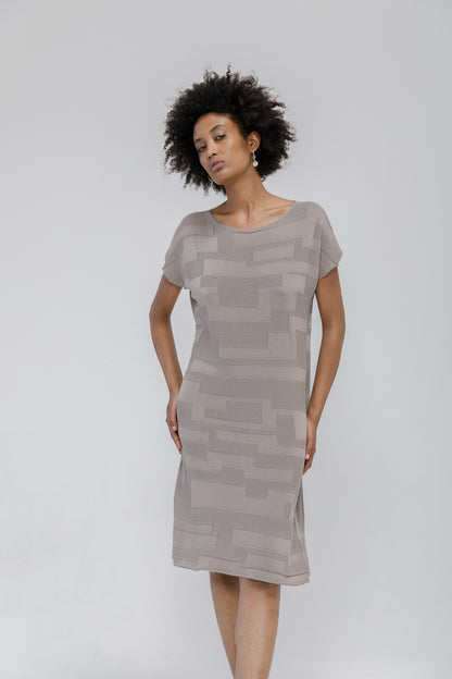 Dress Woman70% Viscose , 30% Cotton 6802 - Oscalito