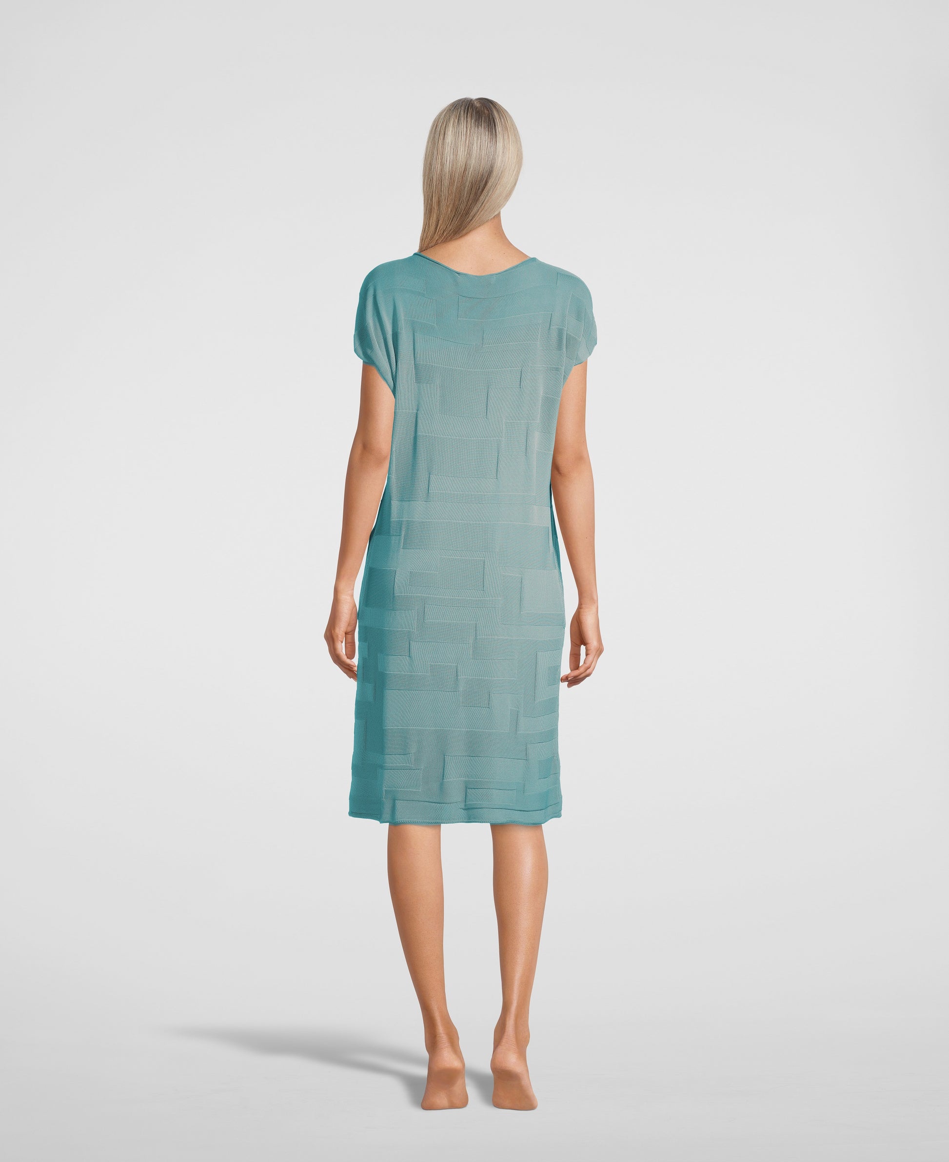 Dress Woman70% Viscose , 30% Cotton 6802 - Oscalito