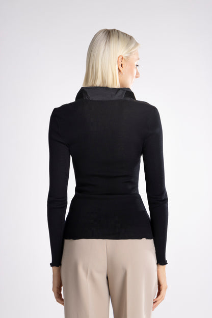 Longsleeves Woman70% Wool , 30% Silk 6828 - Oscalito