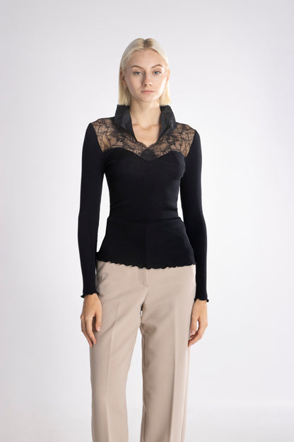 Longsleeves Woman70% Wool , 30% Silk 6828 - Oscalito