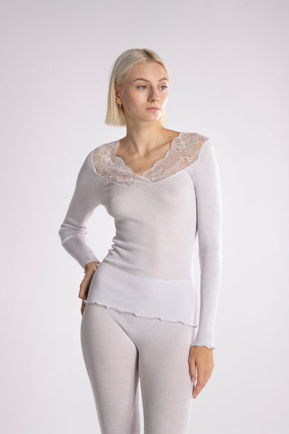 Longsleeves Woman70% Wool , 30% Silk 6839 - Oscalito