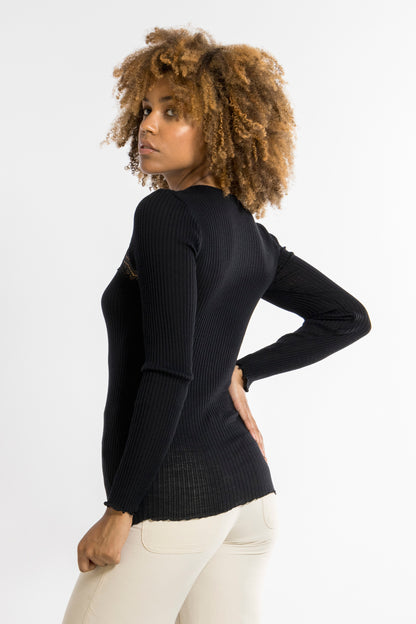 Longsleeves Woman Wool and Silk 6844 - Oscalito