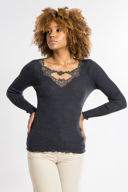 Longsleeves Woman Wool & Silk 6868 - Oscalito