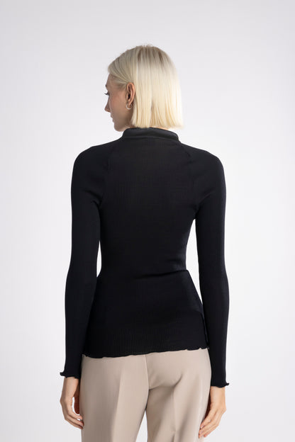 Longsleeves Woman70% Wool , 30% Silk 6871 - Oscalito