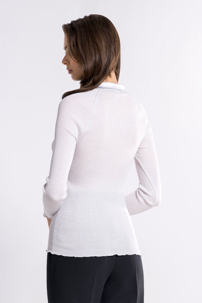 Longsleeves Woman70% Wool , 30% Silk 6871 - Oscalito