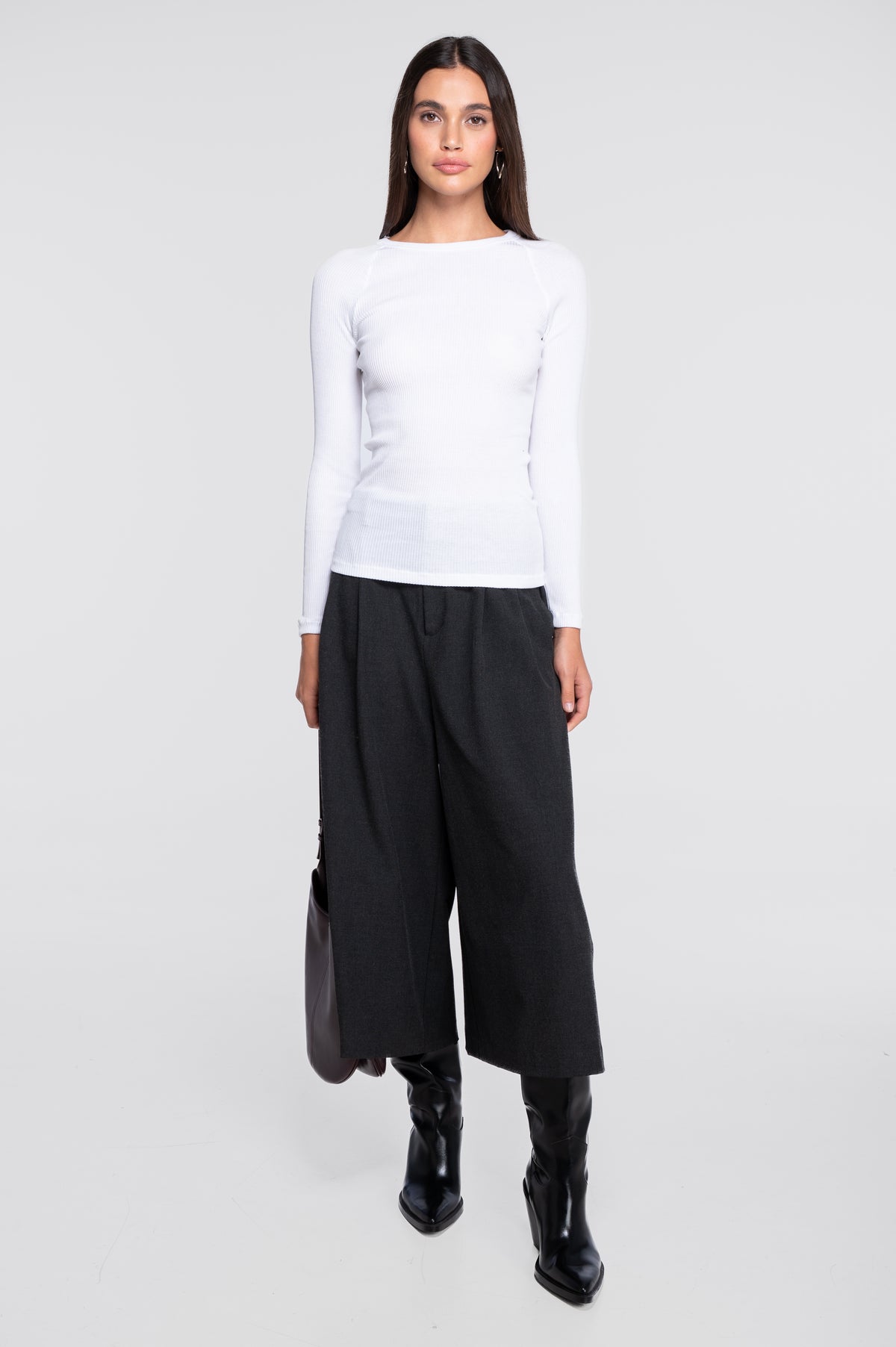 Cotton long sleeves roundneck shirt 7161