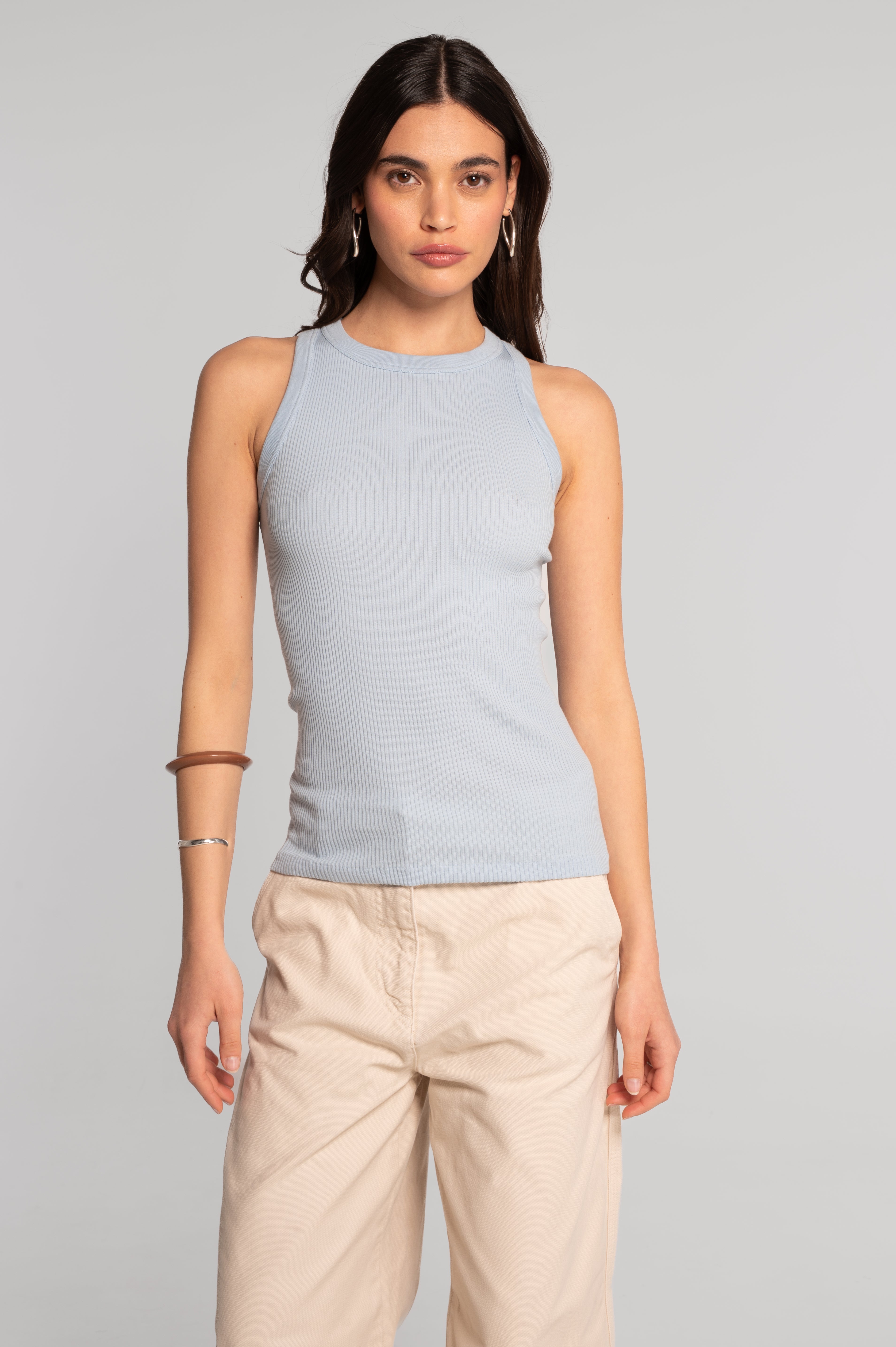 Cotton halterneck top 7165