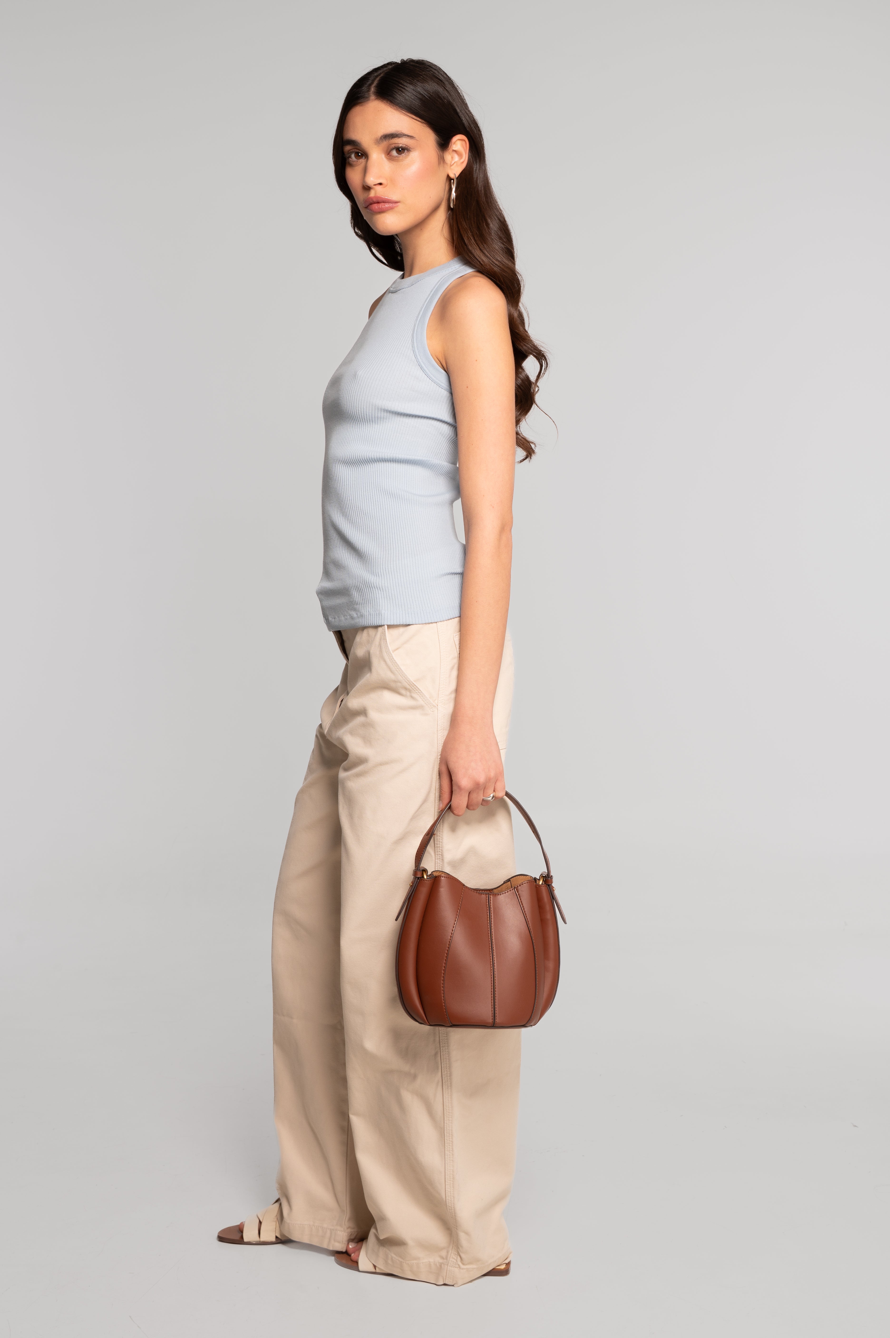 Cotton halterneck top 7165