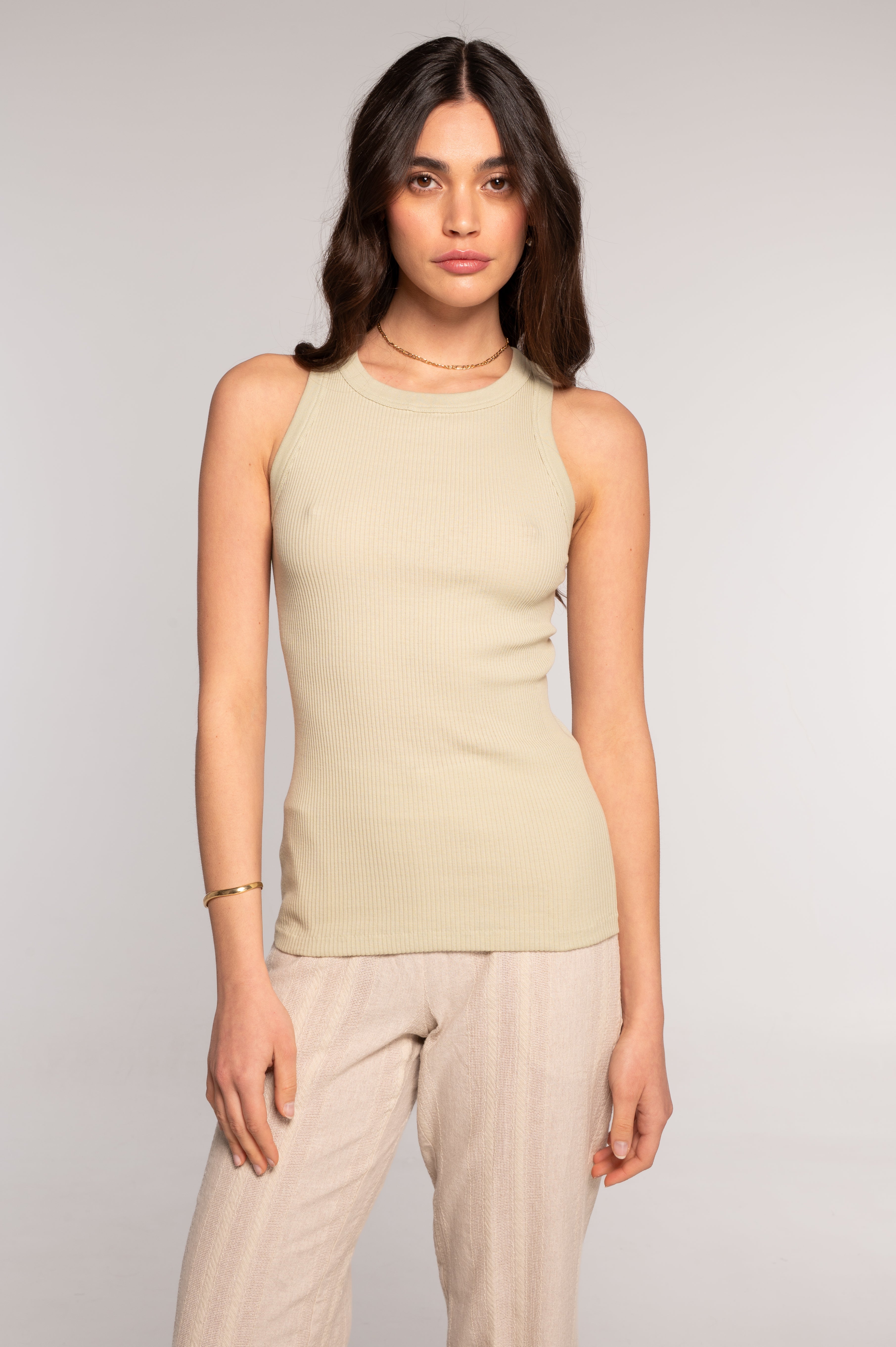 Cotton halterneck top 7165