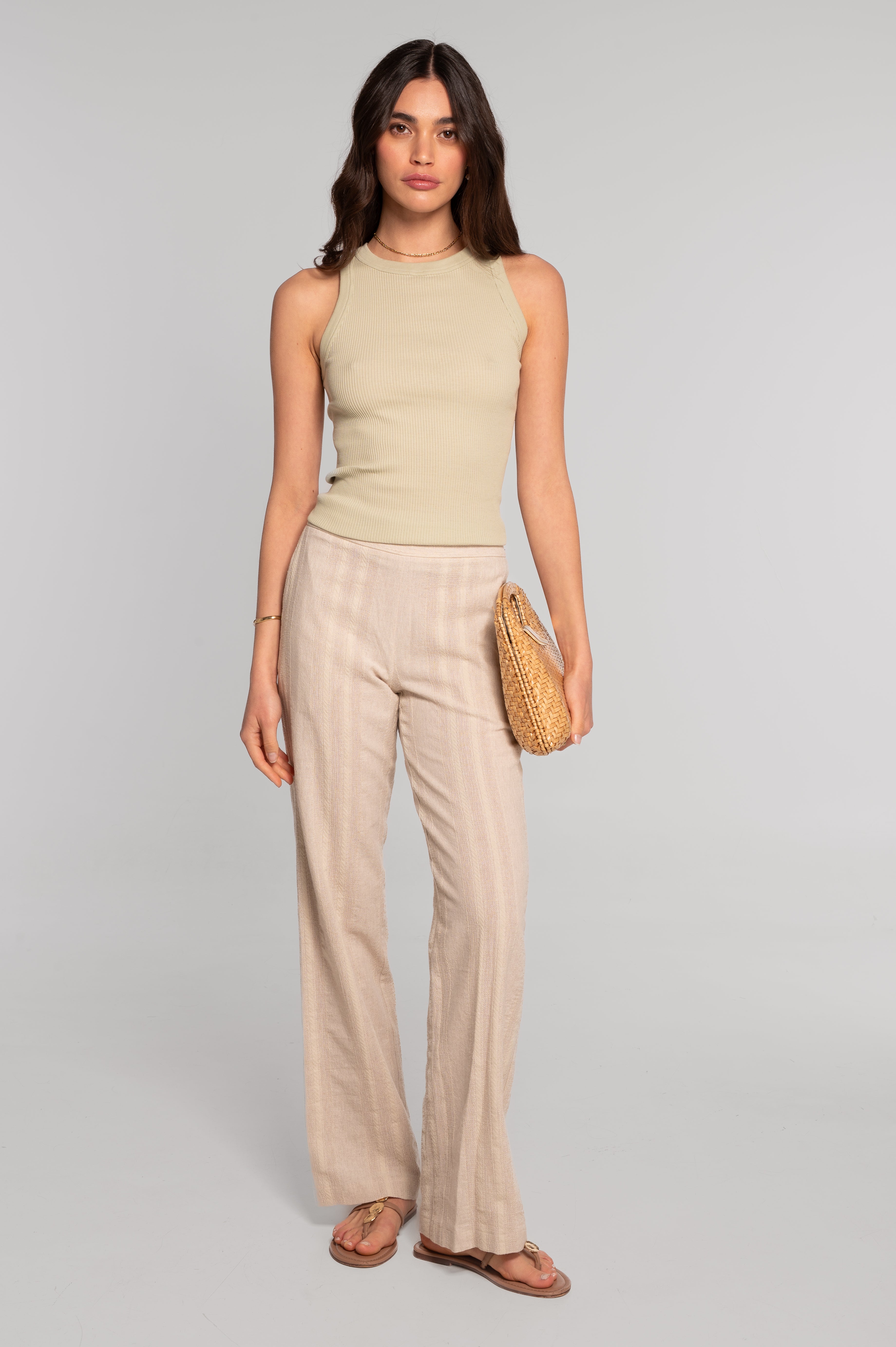 Cotton halterneck top 7165