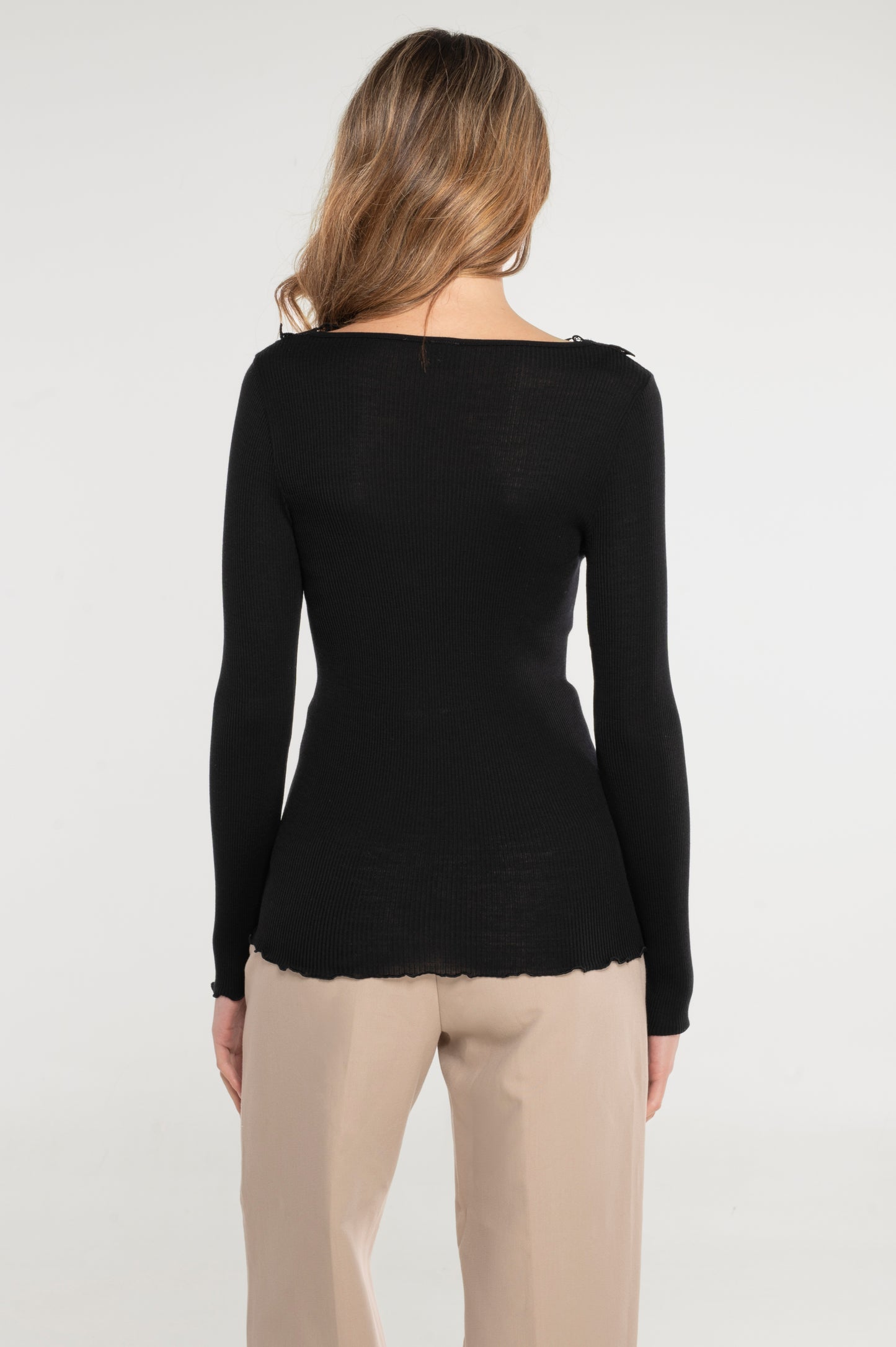 Longsleeves Femme 70% Laine, 30% Soie 7422