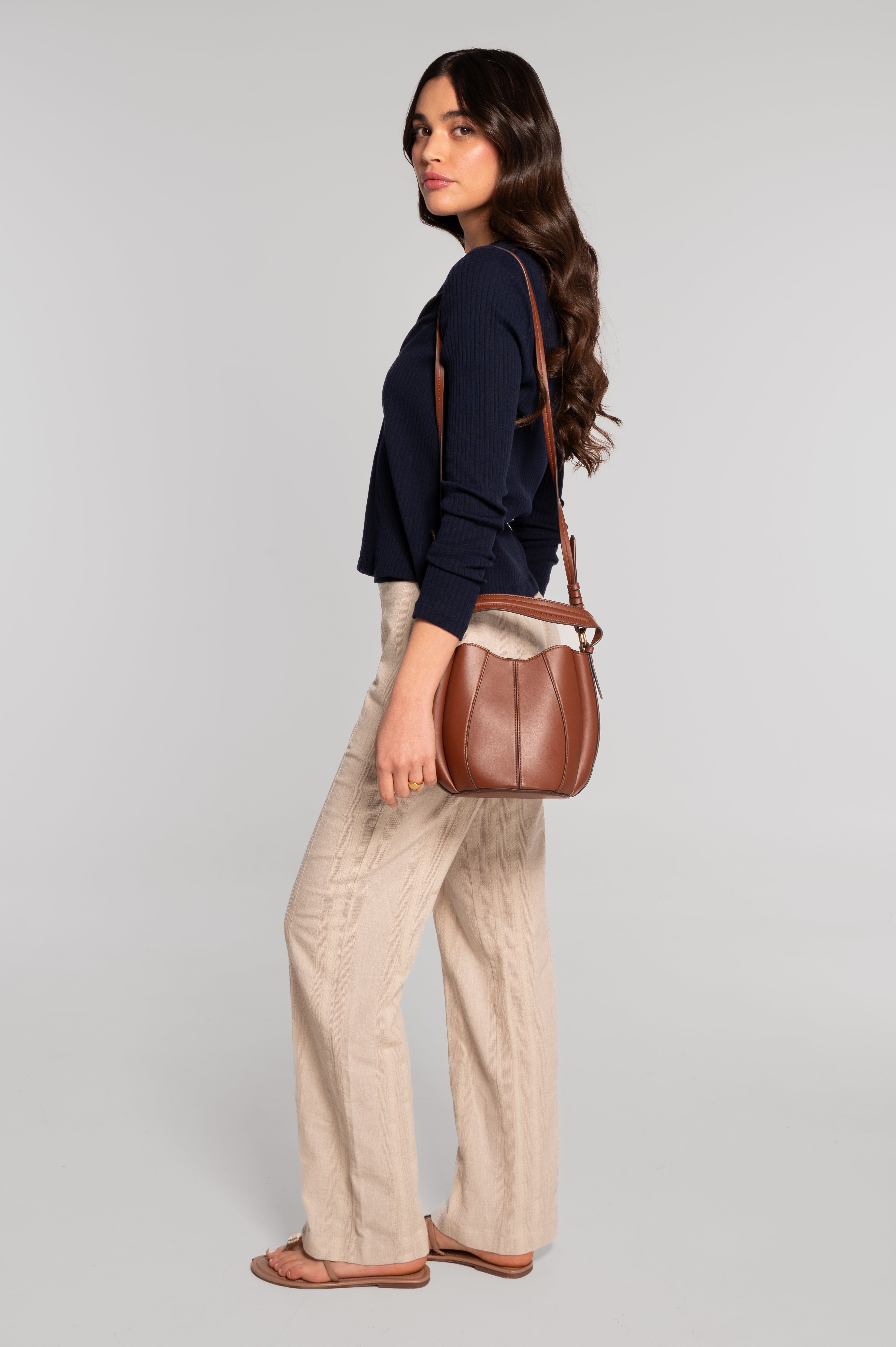 Cotton long sleeves cardigan 7564