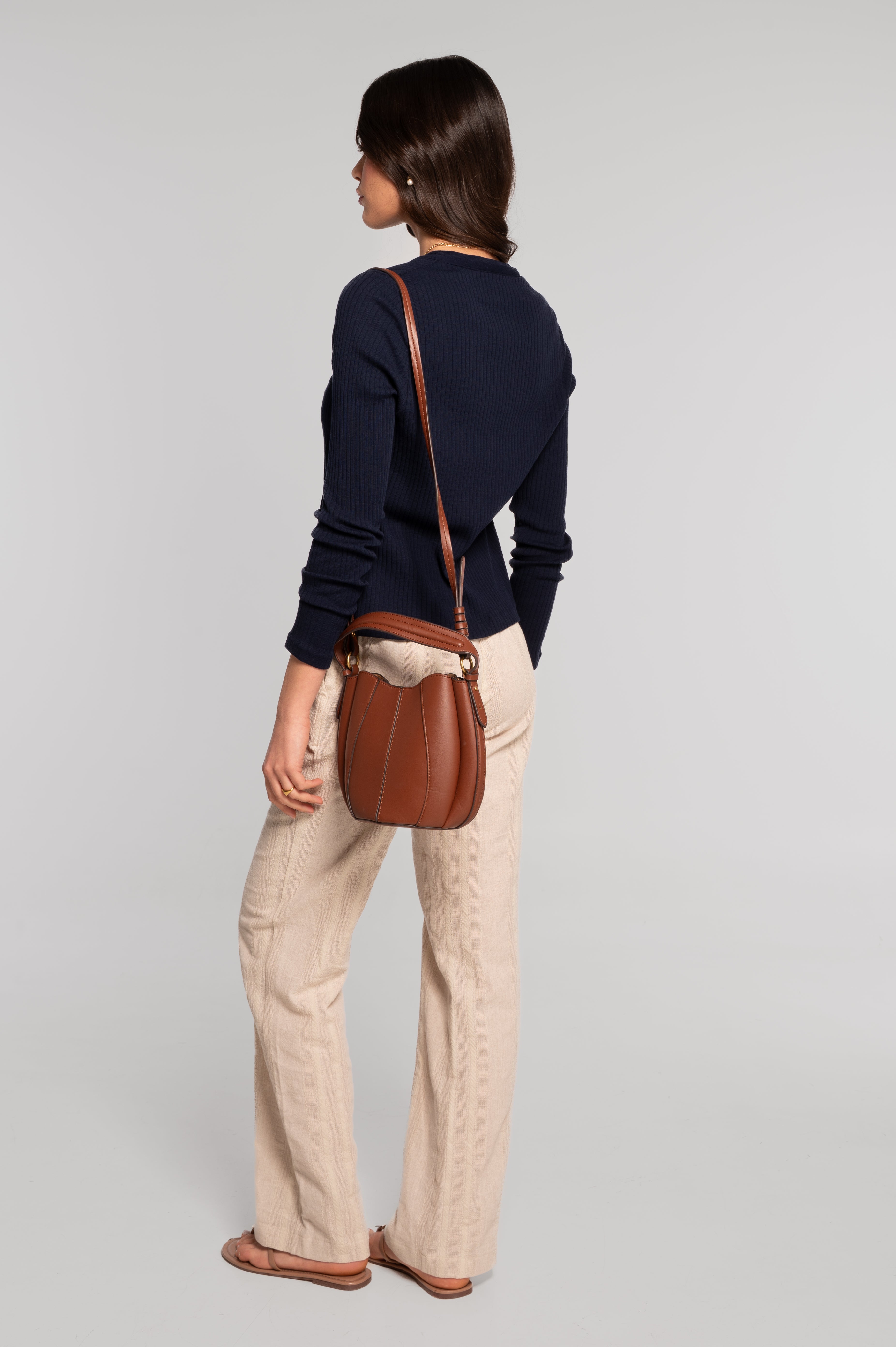 Cotton long sleeves cardigan 7564