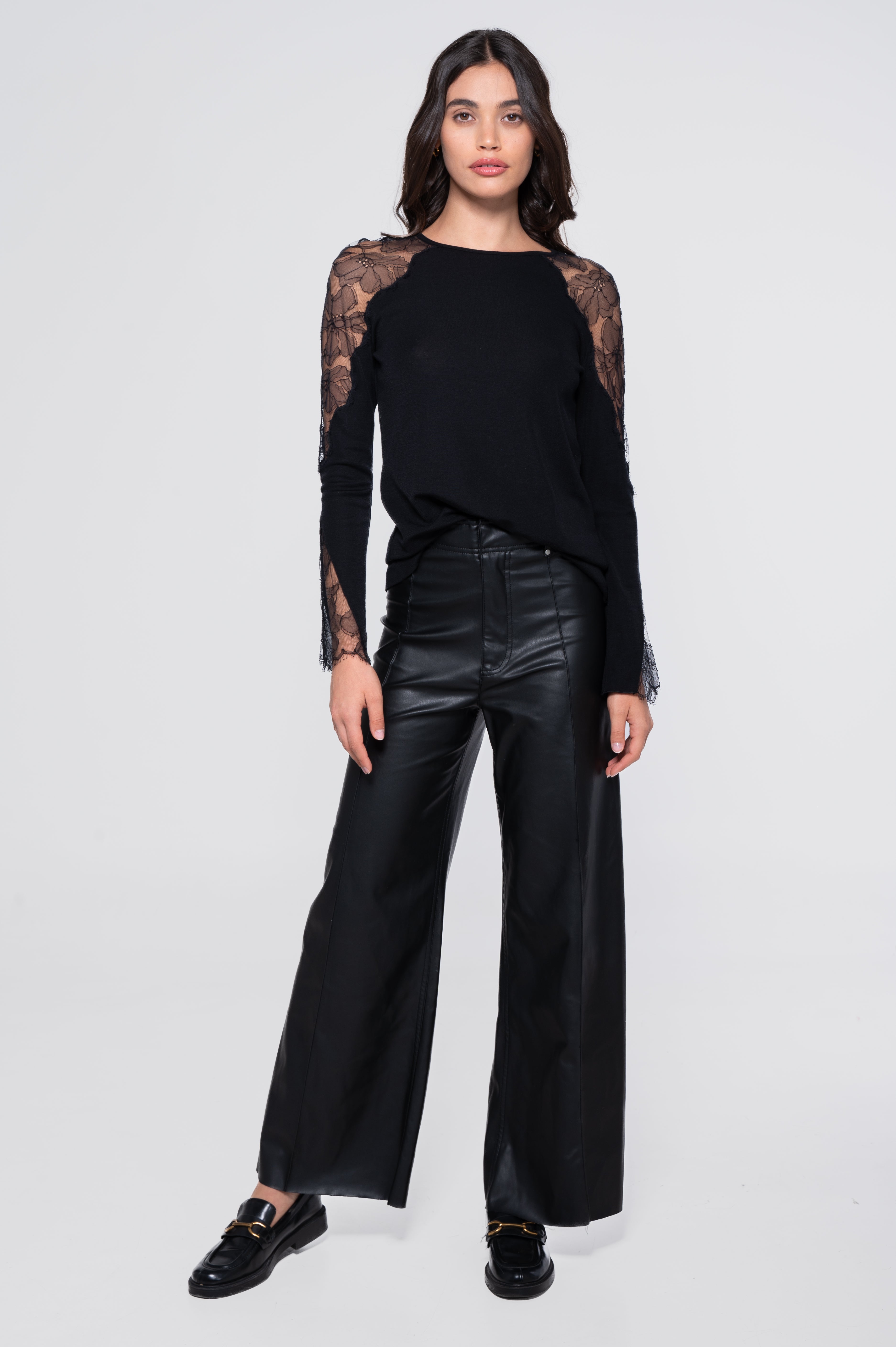 Longsleeves Woman70% Wool , 30% Silk 7603